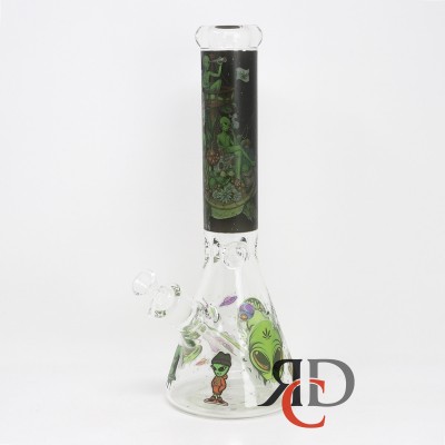 WATER PIPE GLOW IN DARK BEAKER WP25021 1CT